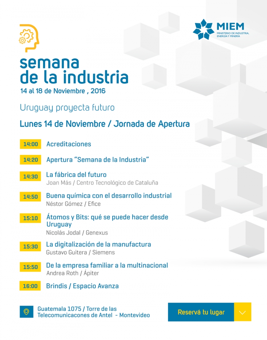 Semana de la Industria: Uruguay proyecta futuro